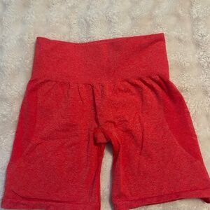 NVGTN Candy Apple Contour Seamless Shorts - Small